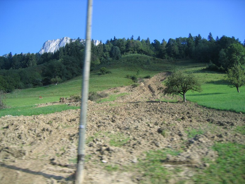Následky povodní ve Švýcarsku na konci srpna 2005