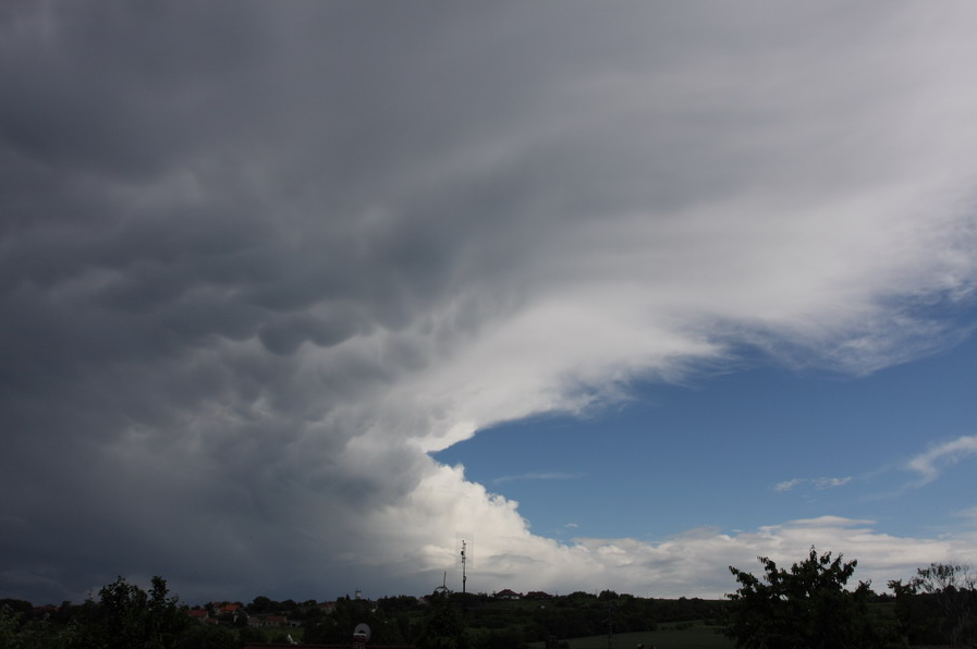 4 bouřkové dny v okolí Brandýska na počátku června