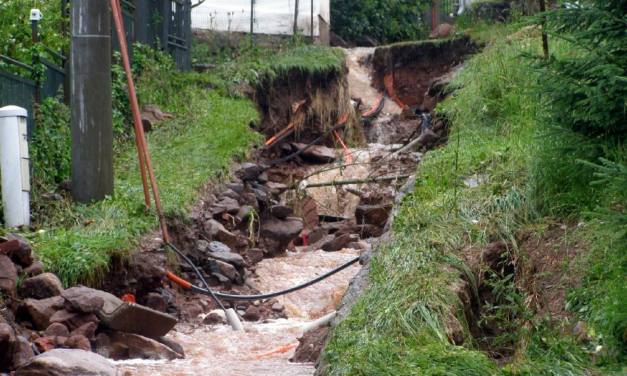 Povodeň ve Velkých Svatoňovicích dne 2. 7. 2009