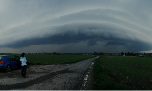 Bouřky a pozorování húlavy na Kladensku 9. 5. 2010