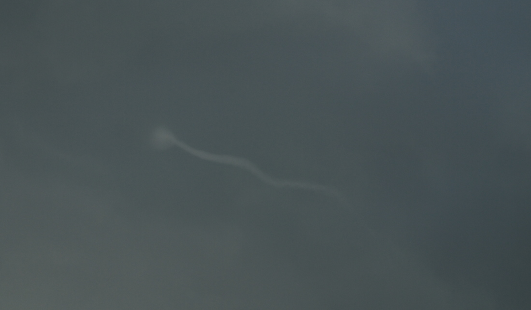 Bouřková oblačnost s trombou 8. května 2013