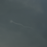 Bouřková oblačnost s trombou 8. května 2013