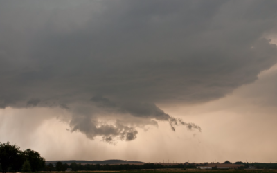 Bouřky na Moravě 10. 7. 2017