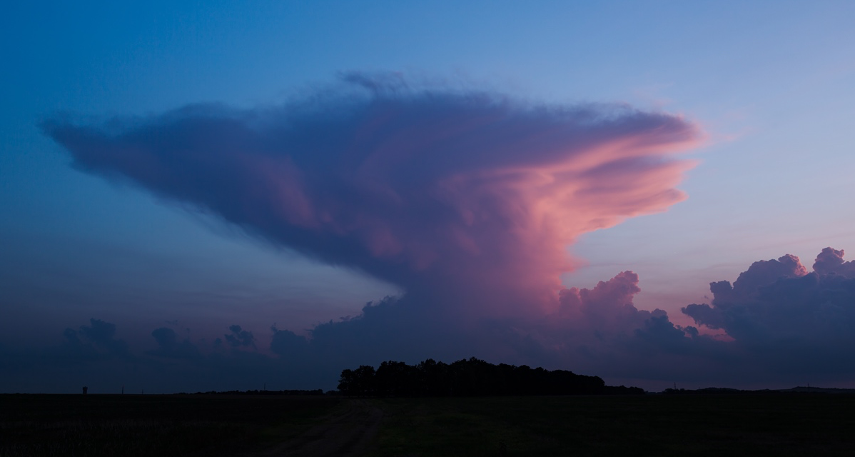 Bouřky 26. 8. 2017