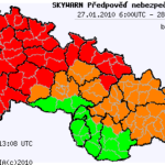 Předpověď nebezpečných jevů na 27.1.2010