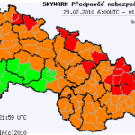 Předpověď nebezpečných jevů na 28.2.2010