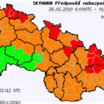 Předpověď nebezpečných jevů na 28.2.2010