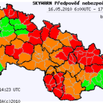 Aktualizace předpovědi nebezpečných jevů na 16.5.2010