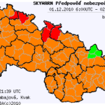 Předpověď nebezpečných jevů na 1.12.2010