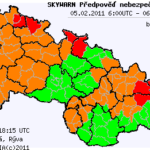 Předpověď nebezpečných jevů na 5.2.2011