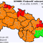 Předpověď nebezpečných jevů na 7.12.2011