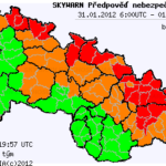 Předpověď nebezpečných jevů na 31.1.2012