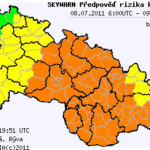 Předpověď konvektivních bouří na 8.7.2011