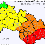 Předpověď konvektivních bouří na 19.7.2011