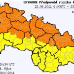 Předpověď konvektivních bouří na 22.8.2011