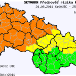 Předpověď konvektivních bouří na 24.8.2011