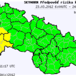 Předpověď konvektivních bouří na 23.3.2012