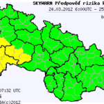 Předpověď konvektivních bouří na 24.3.2012