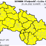 Předpověď konvektivních bouří na 20.4.2012