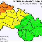 Předpověď konvektivních bouří na 11.5.2012