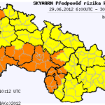 Předpověď konvektivních bouří na 29.6.2012