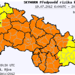 Předpověď konvektivních bouří na 19.7.2012