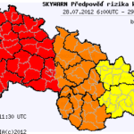 Předpověď konvektivních bouří na 28.7.2012