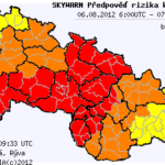 Předpověď konvektivních bouří na 6.8.2012