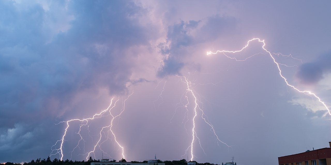 Bouřky na Ostravsku 19. 7. 2020